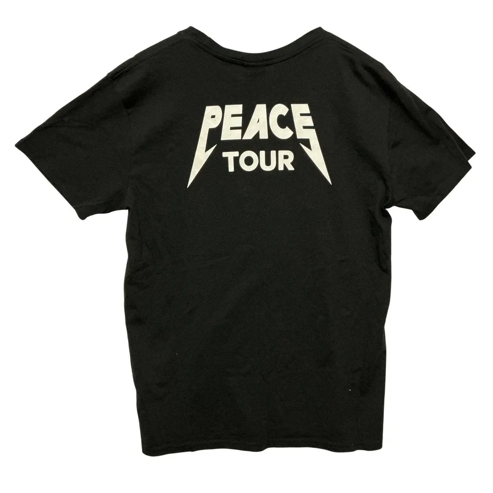 Defend Paris Graphic T-Shirt‎ Mens XL Black New Peace Tour Grim Reaper Anarchy